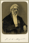 105727 Portret van F.A.W. Miquel, geboren 1811, hoogleraar in de wis- en natuurkunde aan de Utrechtse hogeschool ...